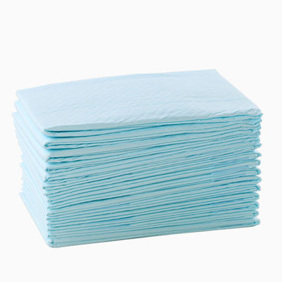 Protection soignante adulte imperméable portative non-tissée de film sanitaire ultra mince jetable de PE