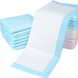 Protection soignante adulte imperméable portative non-tissée de film sanitaire ultra mince jetable de PE