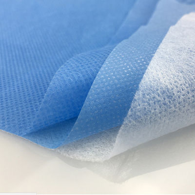 Robe chirurgicale de textile tissé jetable du polypropylène 20g pp non