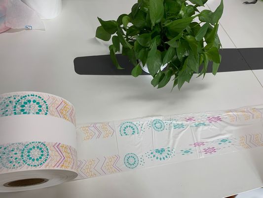 Film sanitaire respirable de pellicule de polyéthylène de 20GSM 300mm pour des couches-culottes de bébé