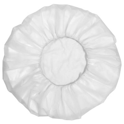 Bébé adulte se baignant mou imprimé de pe respirable arrière sanitaire de feuille de textile tissé de chapeau de douche non