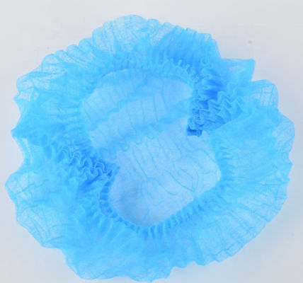 Chapeau de douche de PE Nonwoven Disposable Head de cuisinier de tête de cheveux d'hôtel
