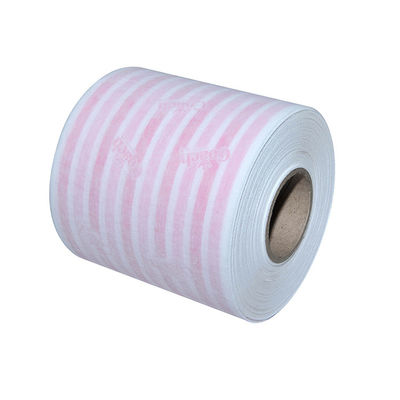 Film stratifié par PE arrière non-tissé de la feuille 18um 90um pour des couches-culottes de couches de bébé