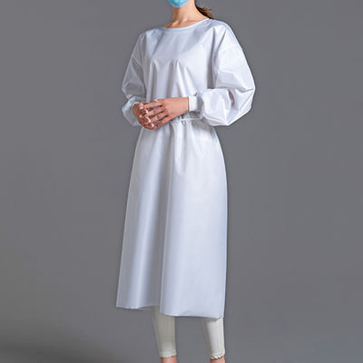 Polyester respirable jetable de tissu de film du PE 70gsm de polyéthylène pour les vêtements protecteurs civils