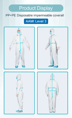 Film protecteur de PE d'OEM 50GSM d'AAMI 1200mm respirable