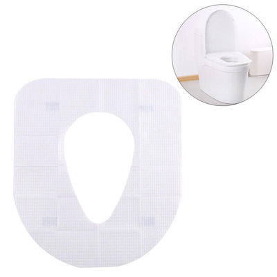 Couvertures de siège des toilettes biodégradables jetables d'une seule pièce 200mm