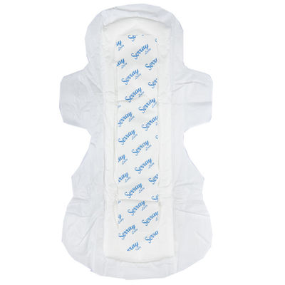 Coton biodégradable jetable de serviettes hygiéniques de Madame Soft Sanitary Pad