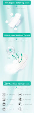 Coton biodégradable jetable de serviettes hygiéniques de Madame Soft Sanitary Pad