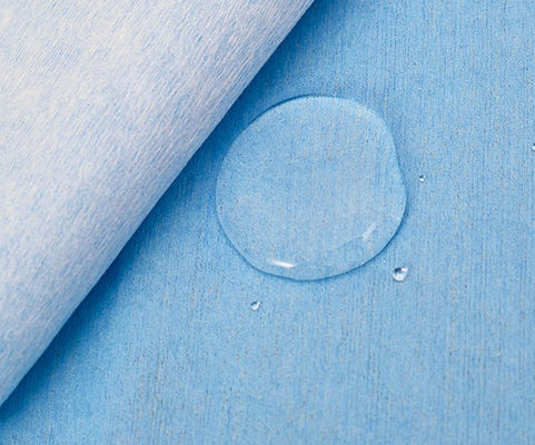 Le bois de Spunbond 50% pâte le textile tissé non-tissé de film de PE du polyester 85GSM non stratifié