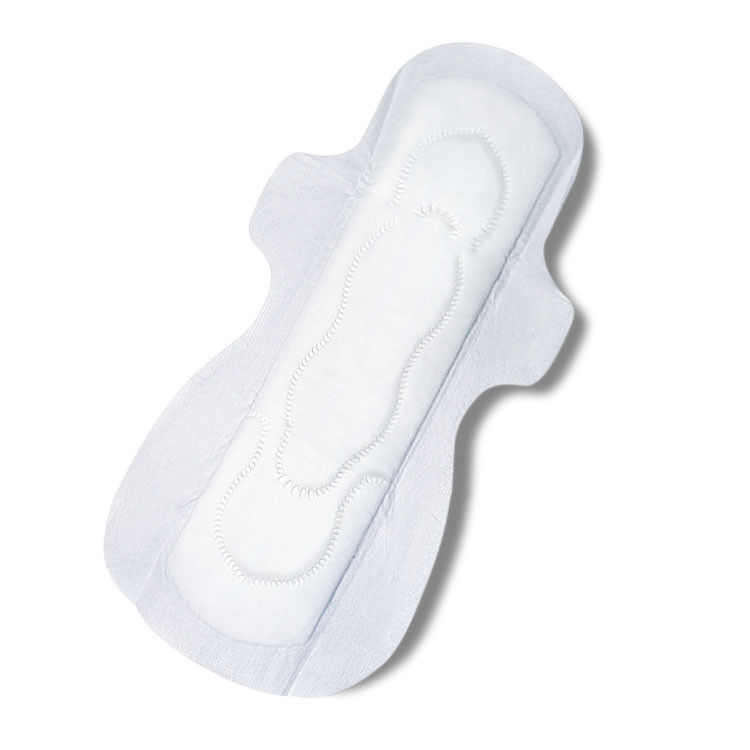 Serviette biodégradable de coton de Madame Soft Sanitary Pad d'OEM 155mm pour l'hygiène féminine de dames