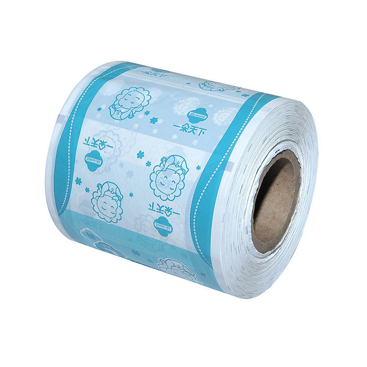 Bébé adulte se baignant mou imprimé de pe respirable arrière sanitaire de feuille de textile tissé de chapeau de douche non